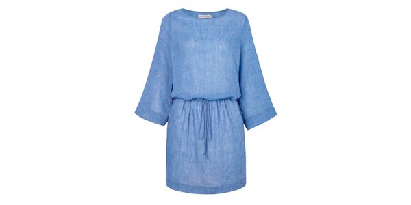 Vestido curto azul claro