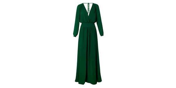 Vestido longo estampado