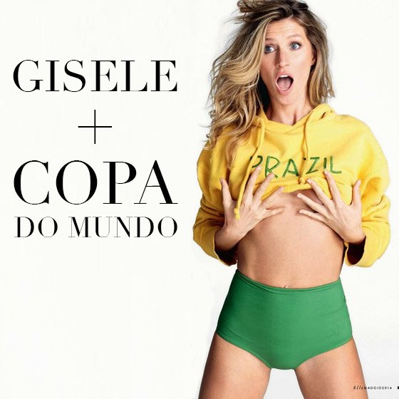 Gisele + Copa do Mundo
