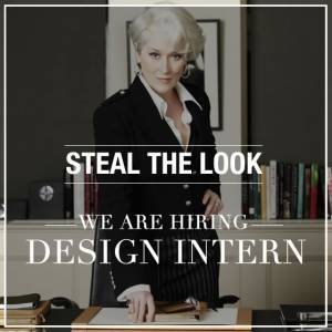 We Are Hiring: Design Intern
