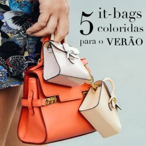 5 It-Bags Coloridas Para o Verão