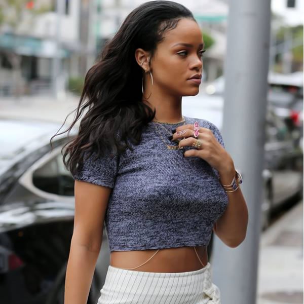Rihanna cropped top