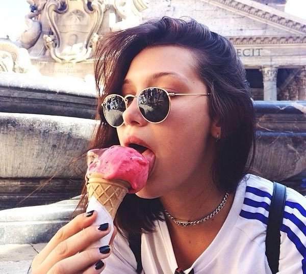 Bella-Hadid-Style-Sunglasses-Ice-Cream