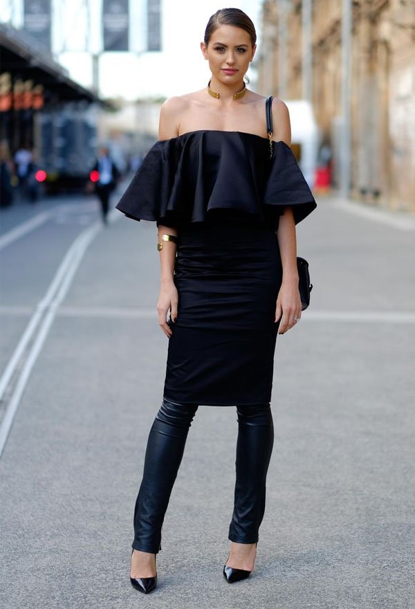 Leather-Pants-Dress-Street-Style-Heels
