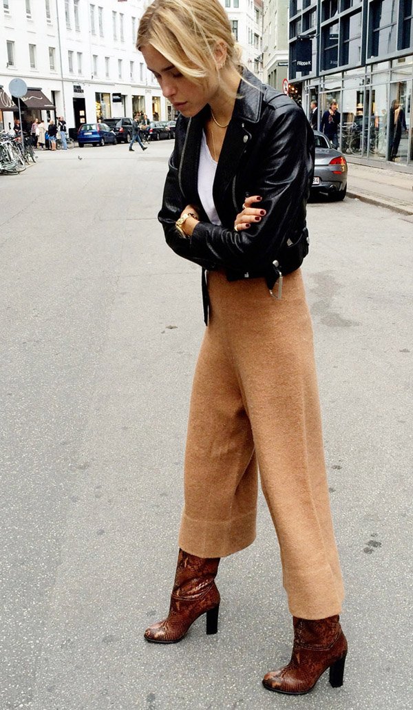 culottes-street-style-boots-leather-jacket