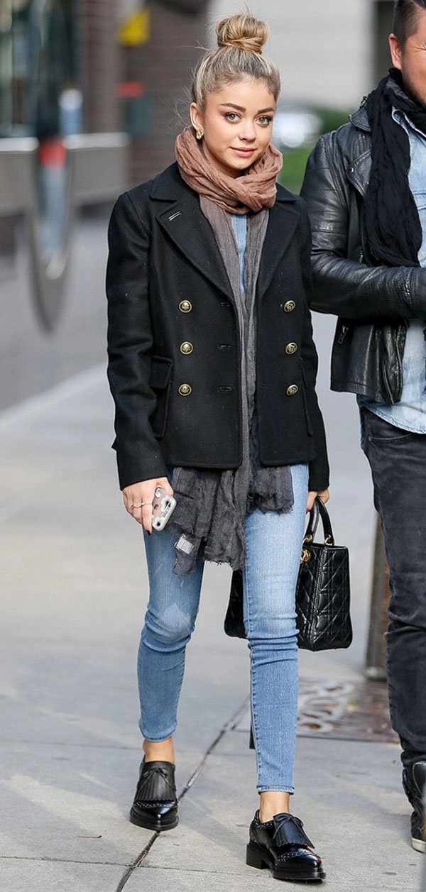 sarah-hyland-street-style-oxford-shoes
