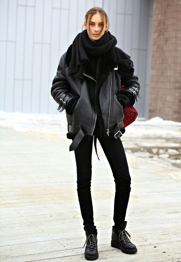furry-jacket-black-pants-street-style-julia-bergshoeff