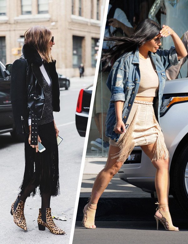 kim-kardashian-fringe-skirt-street-style