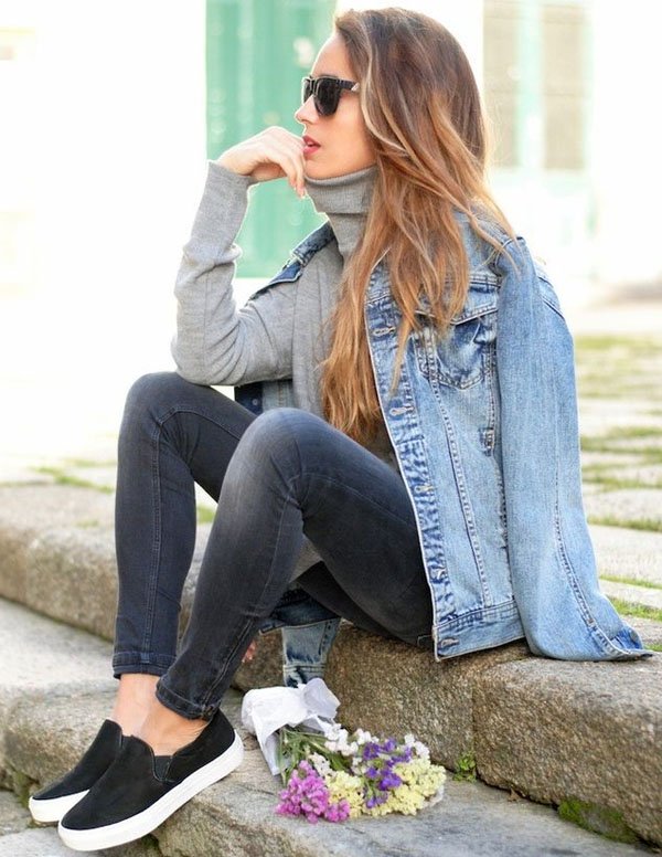 street-style-jaqueta-jeans-e-skinny-preta