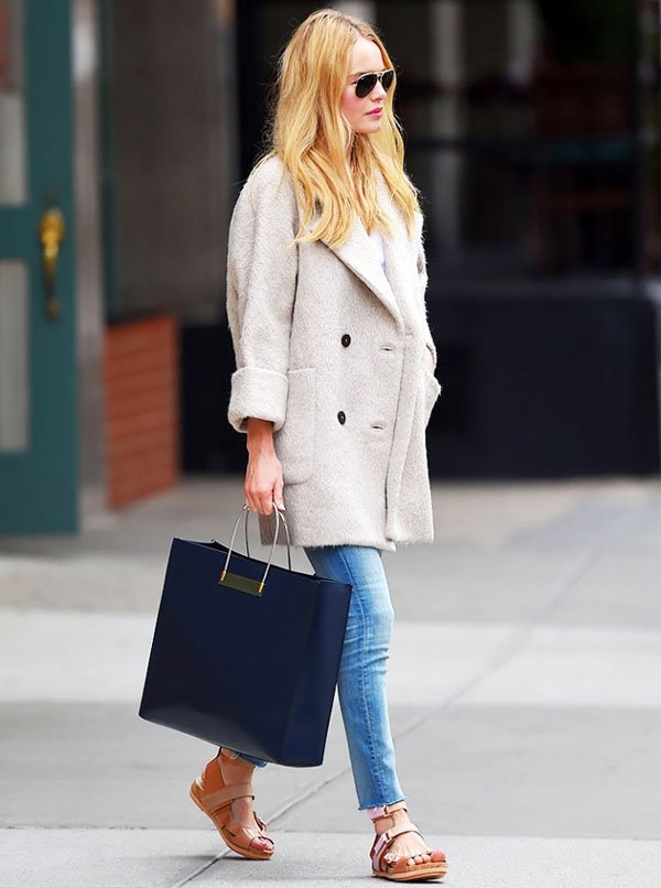 atriz-kate-bosworth-street-style-calca-jeans-sobretudo-estilo