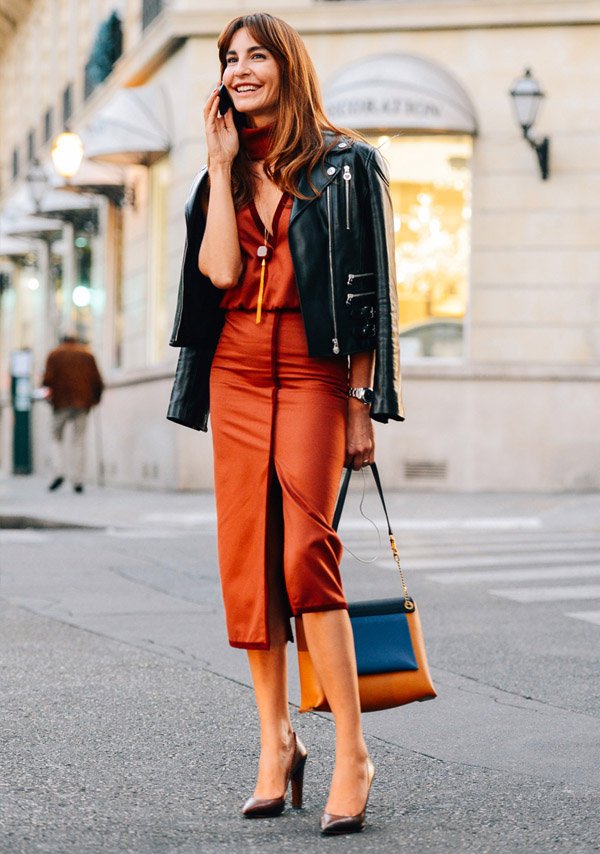 ece-sukan-street-style-orange-midi-dress-scarpin-coat