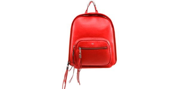 mochila vermelha