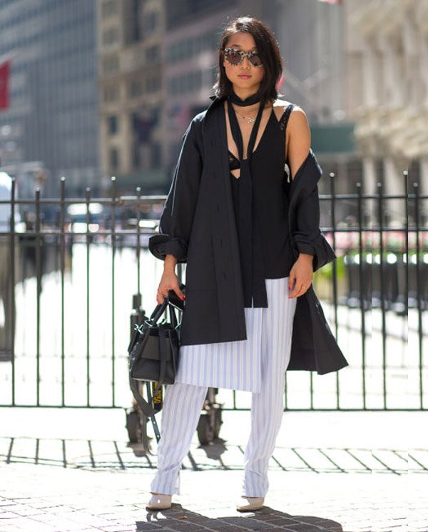 street-style-stripes-black-lingerie