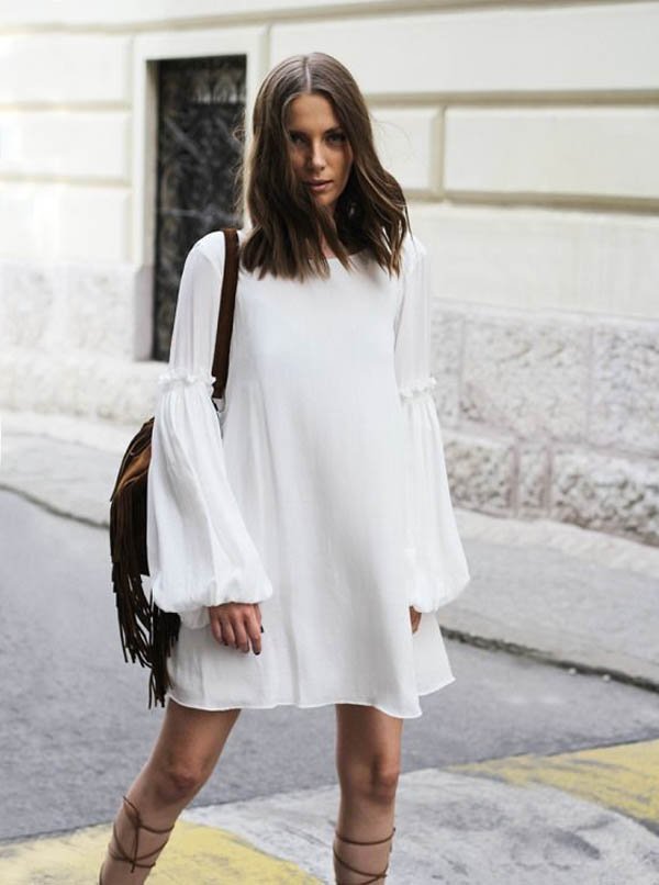 street-style-white-dress-gladiator-shoes