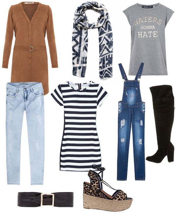 denim-jumpsuit-t-shirt-chemise-otk-boots-plataform-animal-print