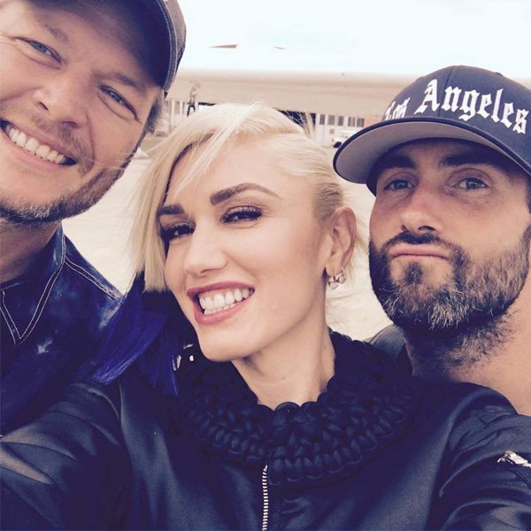 gwen stefani blake shelton adam levine foto