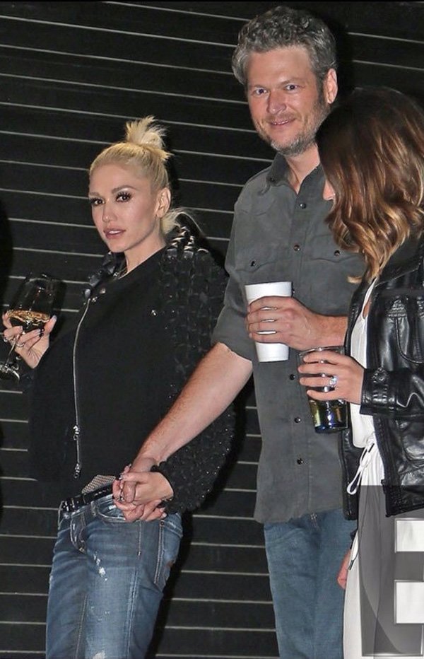 gwen stefani blake shelton street style