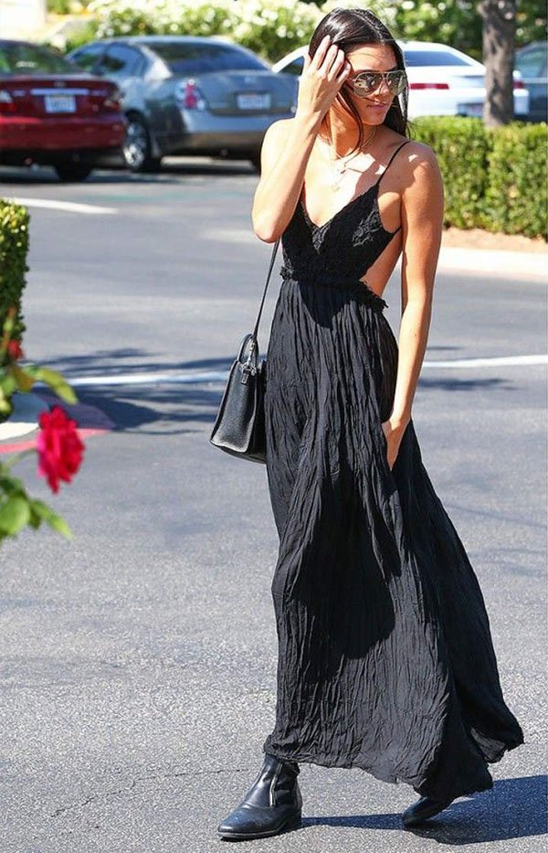 Kendall Jenner Vestido Cut Out Street Style