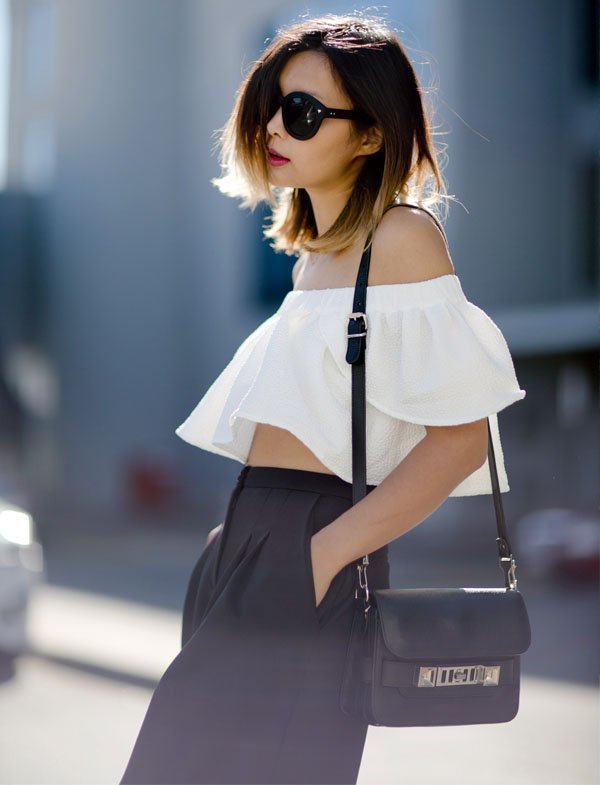 Blusa Off The Shoulder Street Style
