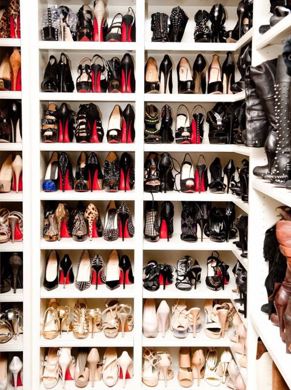 foto sapatos closet