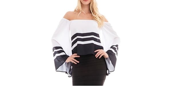 blusa ombros de fora fashion up