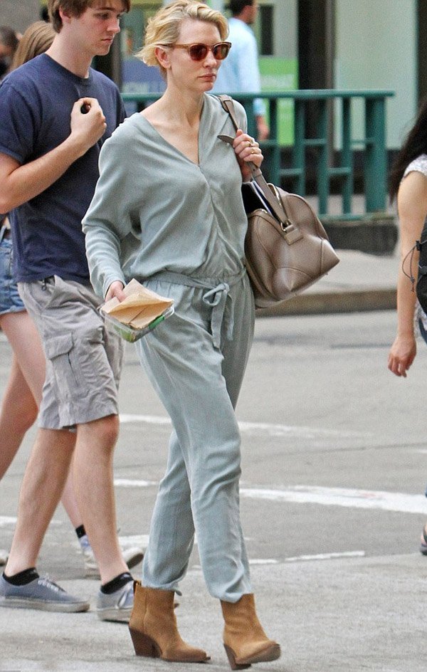 Cate Blanchett Street Style Macacão