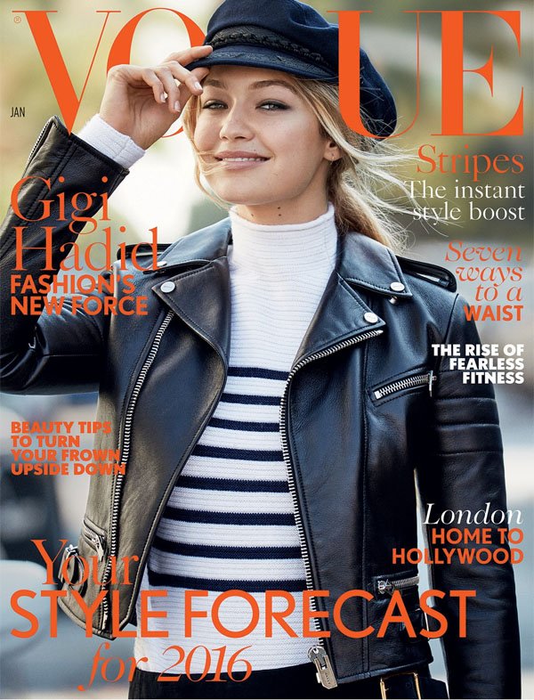 gigi hadid na capa da vogue britânica