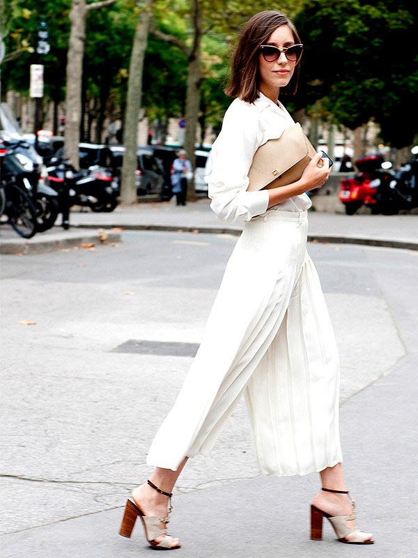 Street Style All White Look