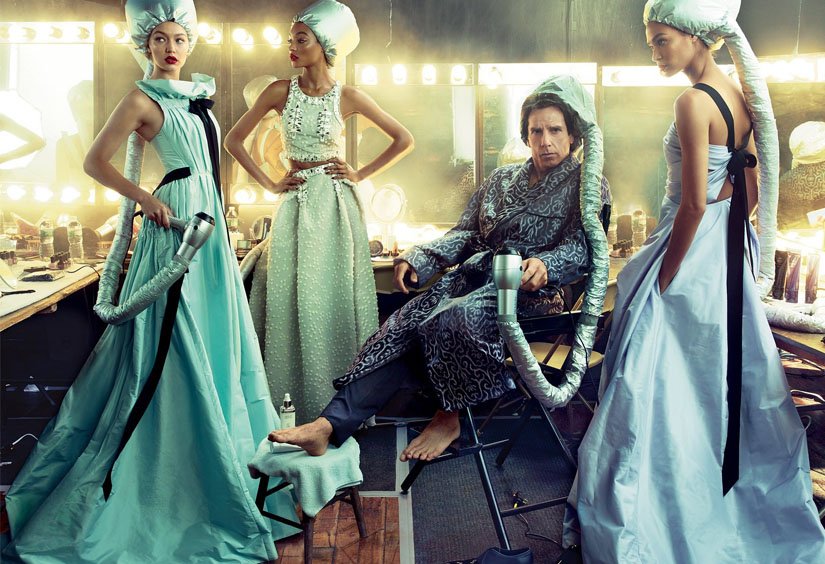 Ensaio de Ben Stiller com Penelope Cruz na Vogue