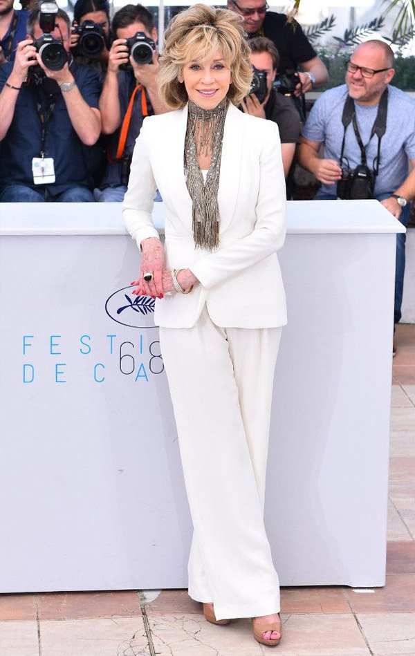 Jane Fonda Style Cannes
