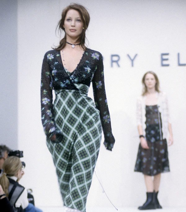 Perry Ellis Spring 1993 grunge collection