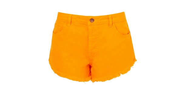 Shorts Jeans Amarelo