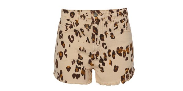 Shorts Jeans Animal Print