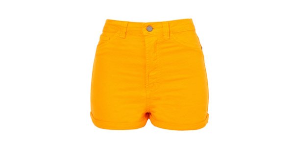 Shorts Jeans Mostarda