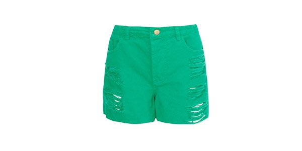 Shorts Jeans Verde