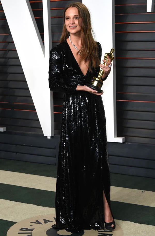 Alicia Vikander Oscars After Party