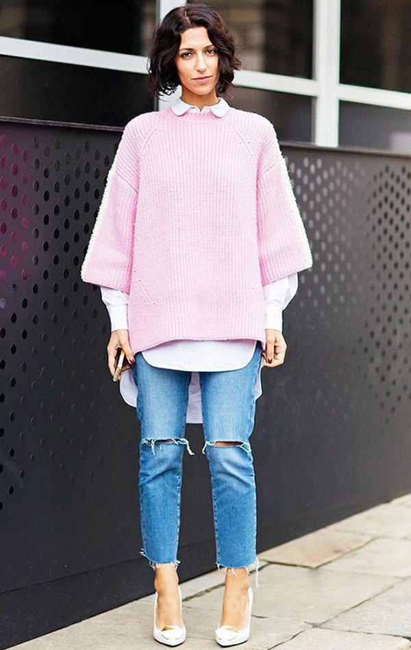 cropped jeans oversized