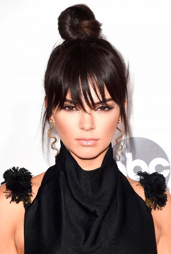 kendall jenner top knot