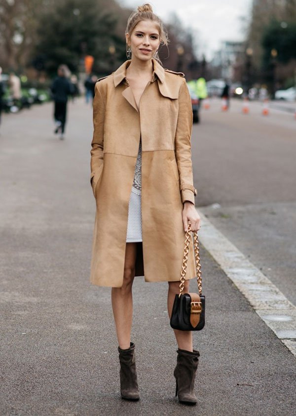 look trench coat fashion weeks