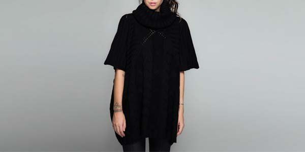 poncho loft turtleneck