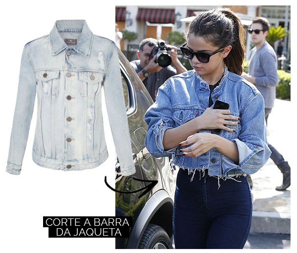 Selena Gomez Street Style Denim Jacket