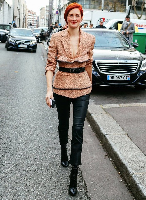 Taylor Tomasi Hill Street Style Paris Fashion Week Cinto on Top