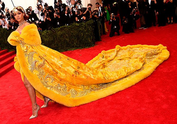 Rihanna no red carpet