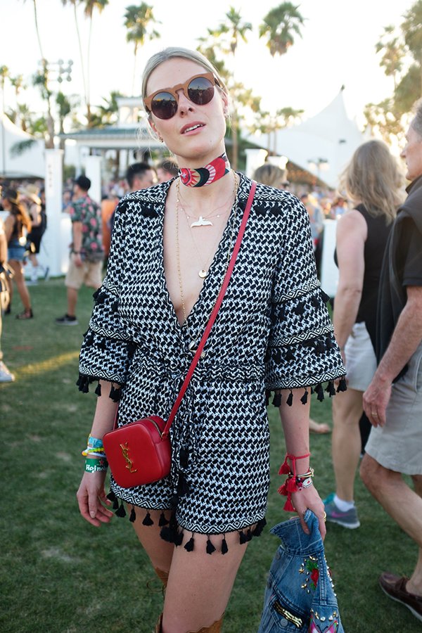 A fashionista Sofie Valkiers arrasa no street style do festival Coachella
