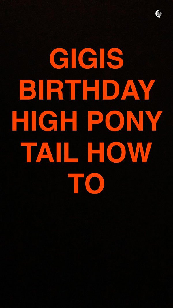 Como fazer o rabo de cavalo que a Gigi Hadid fez em seu aniversário