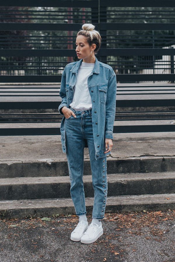 12 maneiras de usar jeans com jeans » STEAL THE LOOK