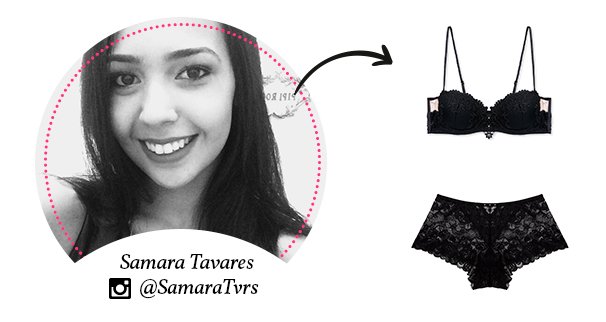 escolha de presente lingerie da Samara Tavares para o dia dos namorados