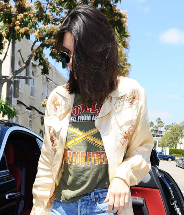 Kendall Jenner bob haircut