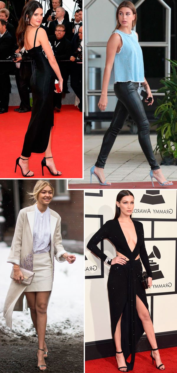 Street style look Gigi Hadid, Bella, Kendall Jenner e Hailey Baldwin