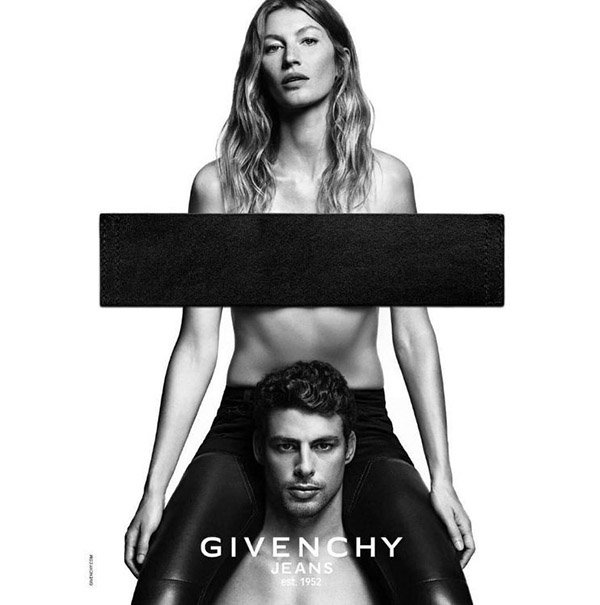 Gisele e Cauã Givenchy campanha